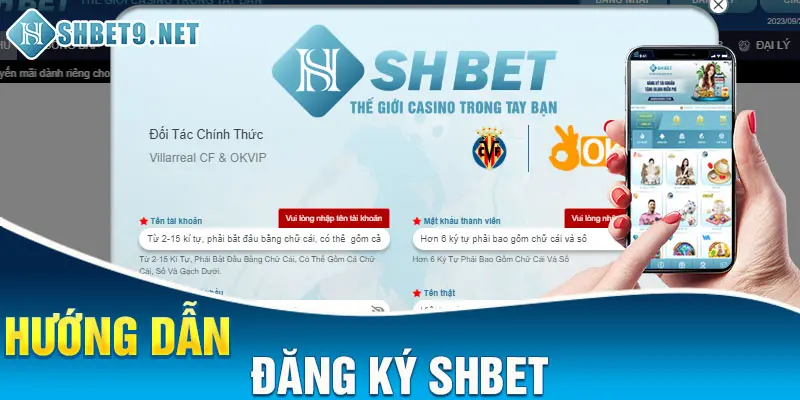 Hướng dẫn đăng ký SHBET